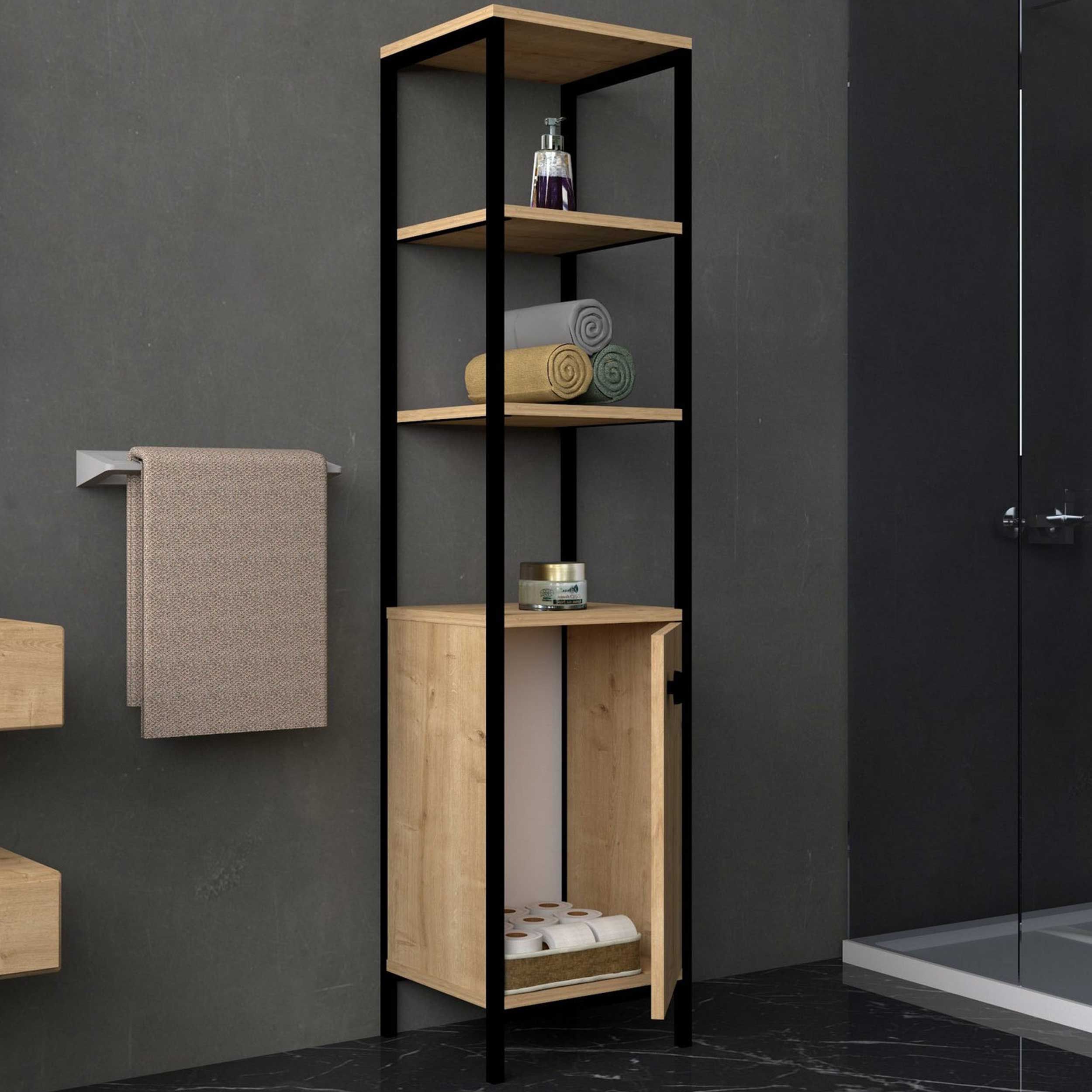 Armoire de toilette Woody Fashion | Sapphire Anthracite