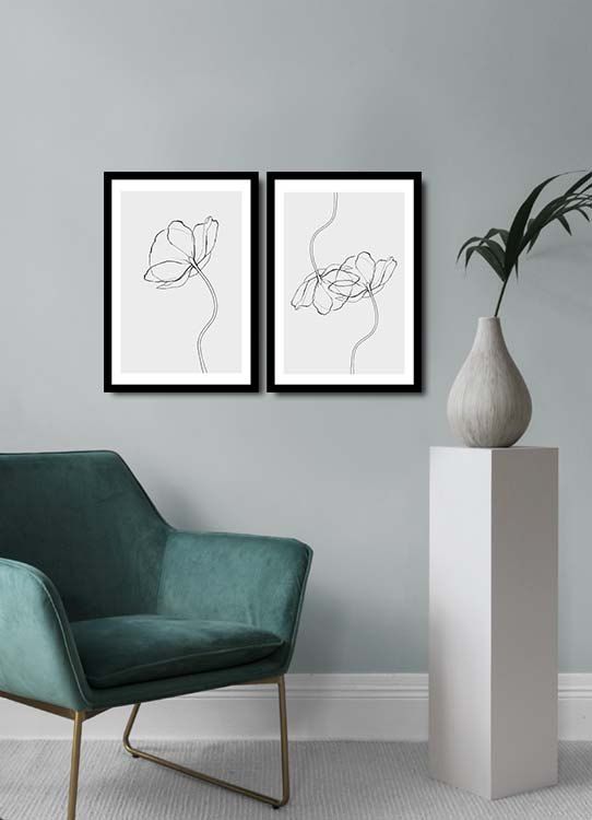 Alpyros Decorative MDF Painting Set - 2 Pieces, Multicolor