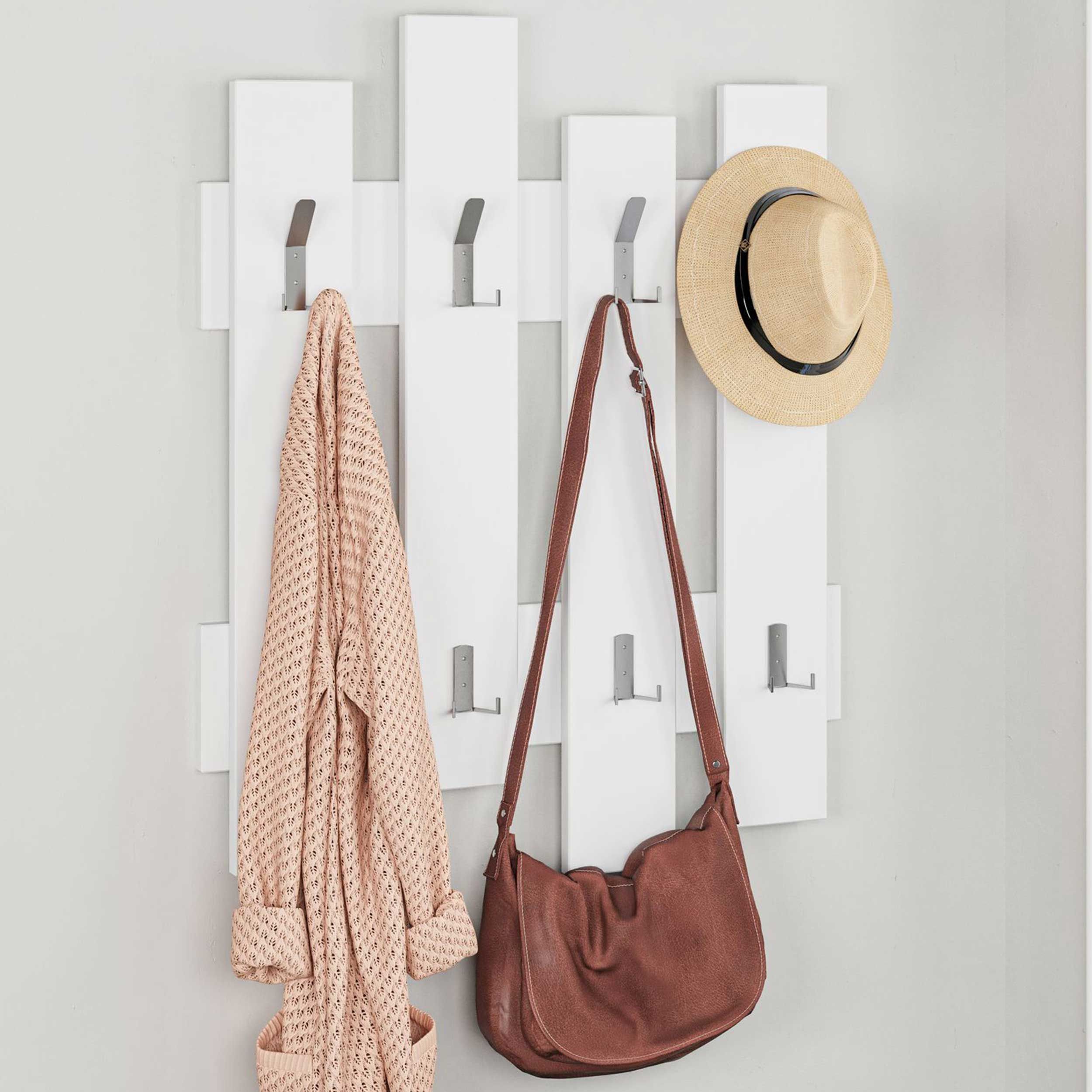 Wave Crochet mural | 100 % MÉLAMINE | Blanc