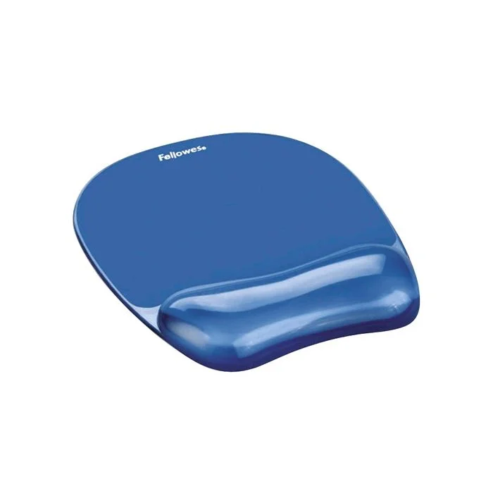 Tapis de Souris avec Repose-poignet Gel Cristal - Bleu FELLOWES