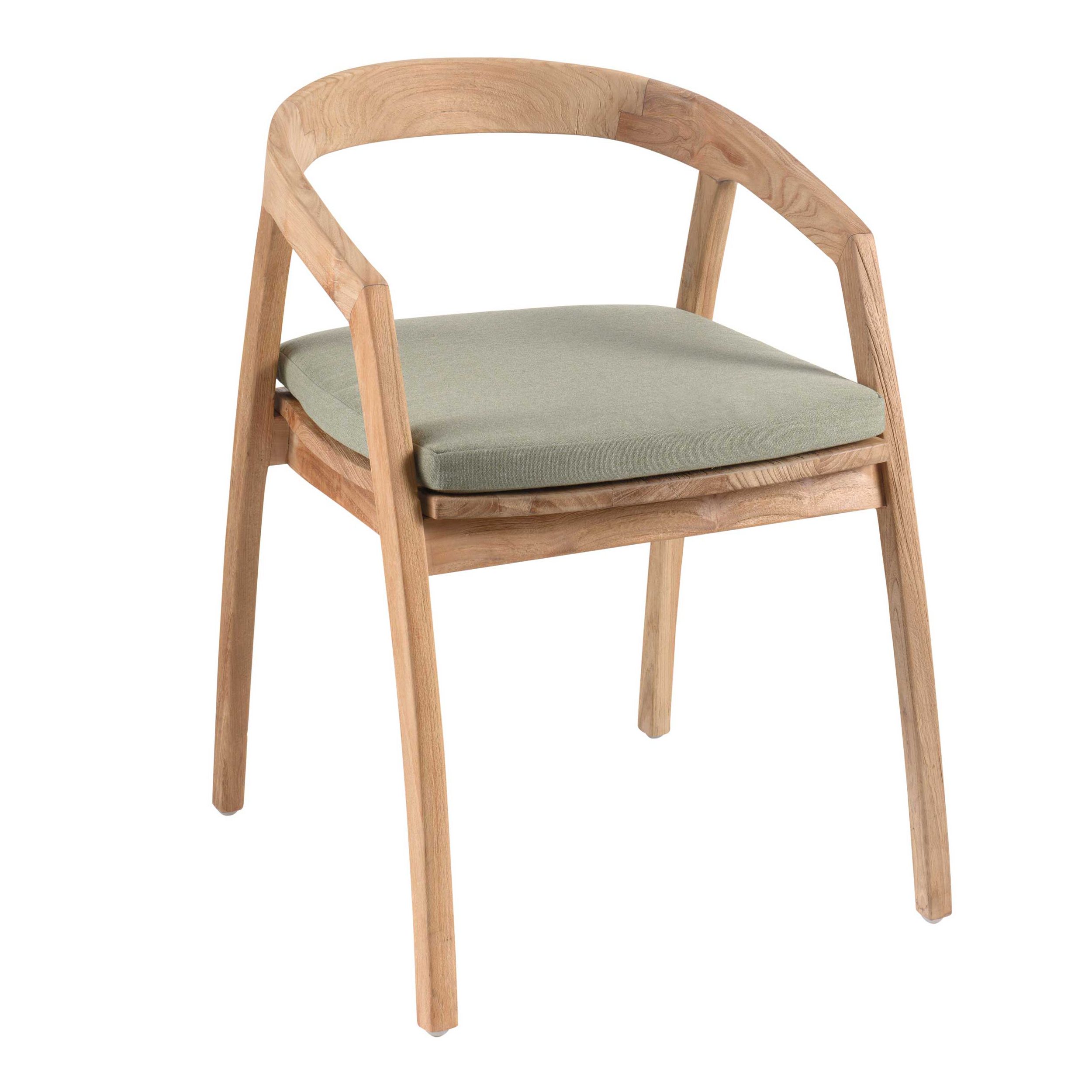 Chaise de jardin Makassar | Hors coussin d'assise | Bois de teck