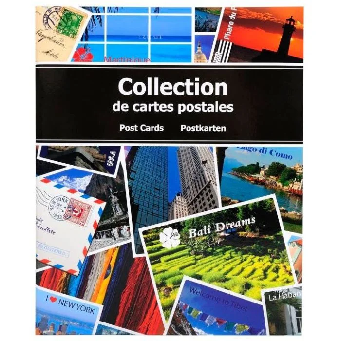 Album pour 200 Cartes Postales - 200 x 255 mm EXACOMPTA