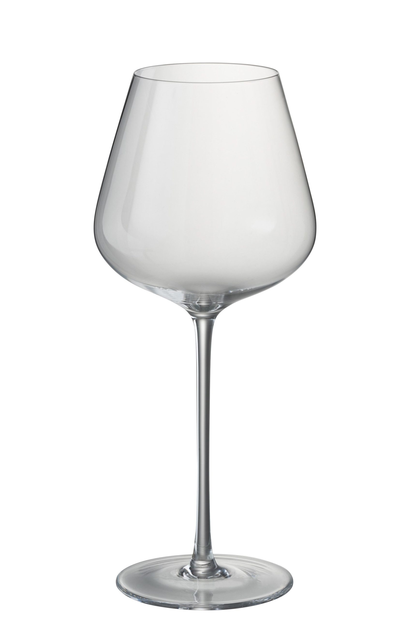 Verre bord vin rouge cristal transparent