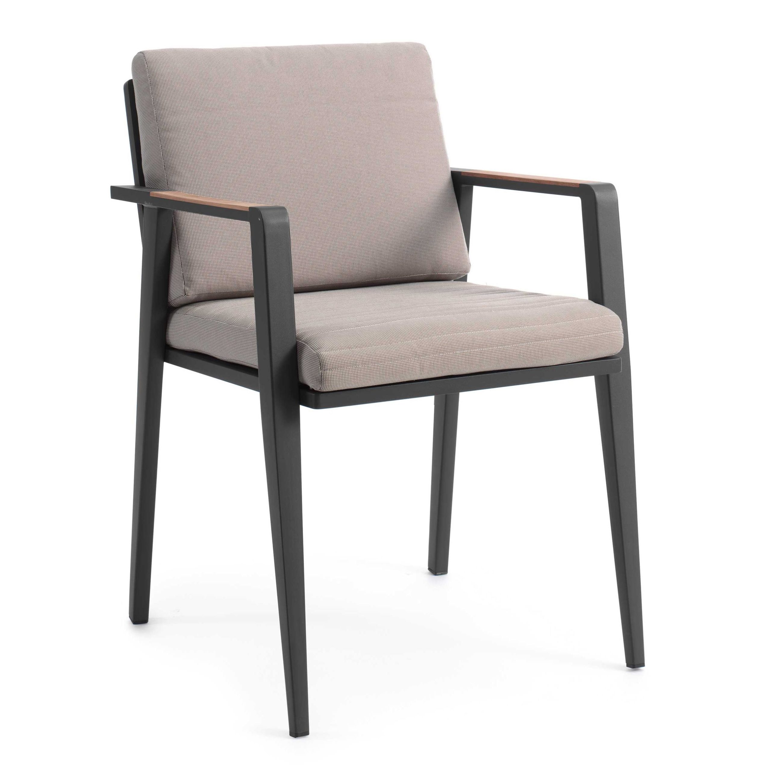 Chaise de jardin Antilles | 56 x 57 x 86 cm | Anthracite