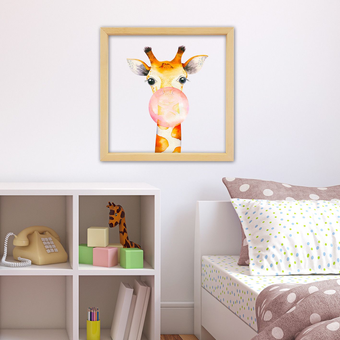 Alpanos Peinture décorative encadrée | 100% verre | cadre en bois