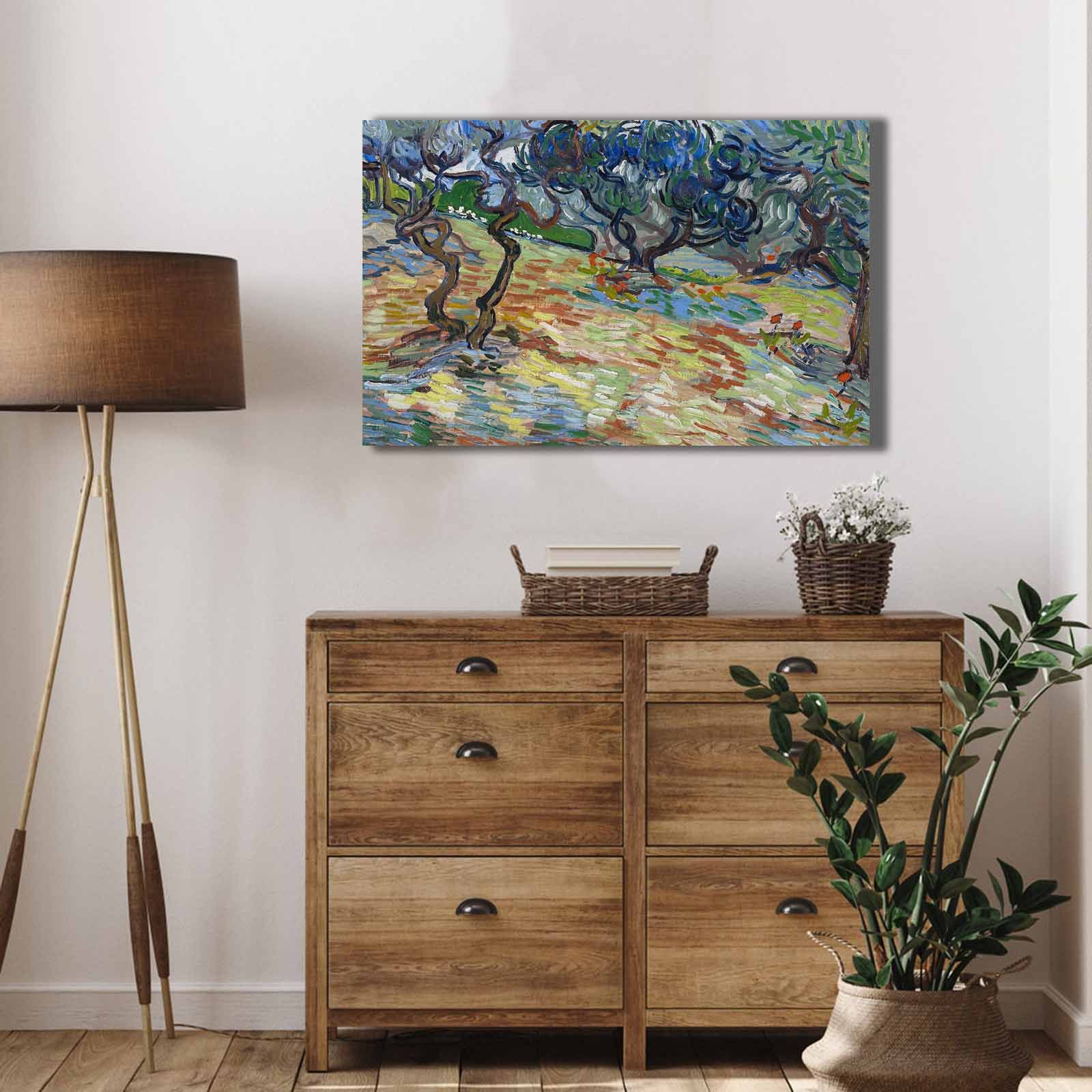 Vincent Peinture décorative sur toile | 100 anvas Cadre en bois