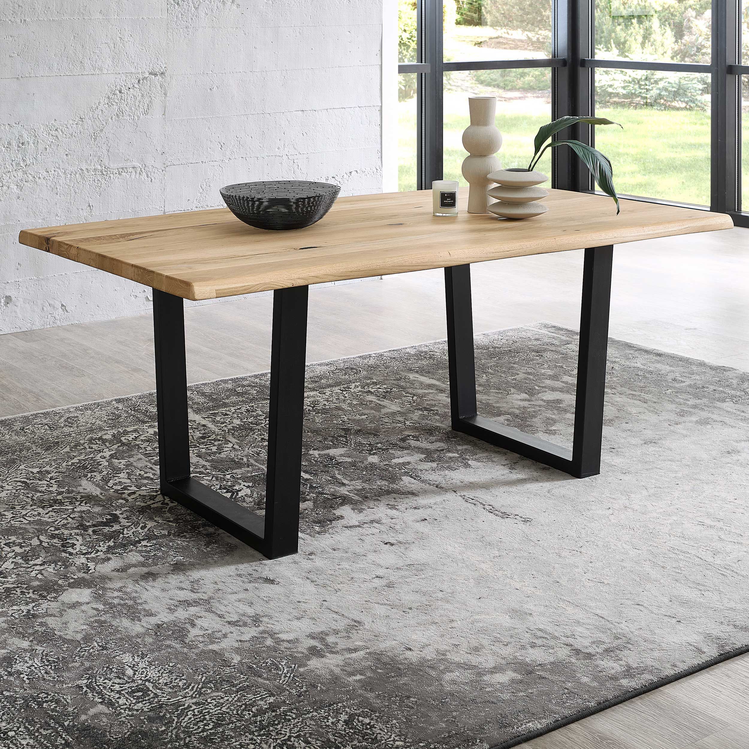 Table de salle à manger Benny Mini | 180 x 100 x 75 cm | Design Sonoma Oak