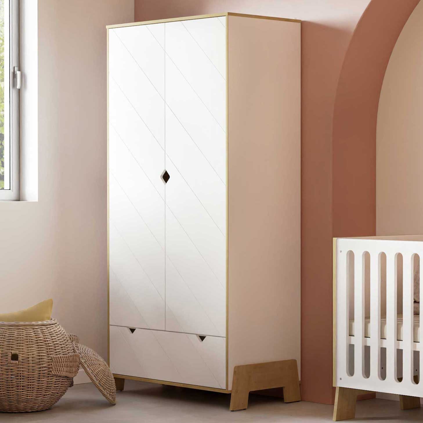 Armoire Albizia | 93,9 x 50 x 188,1 cm | Blanc