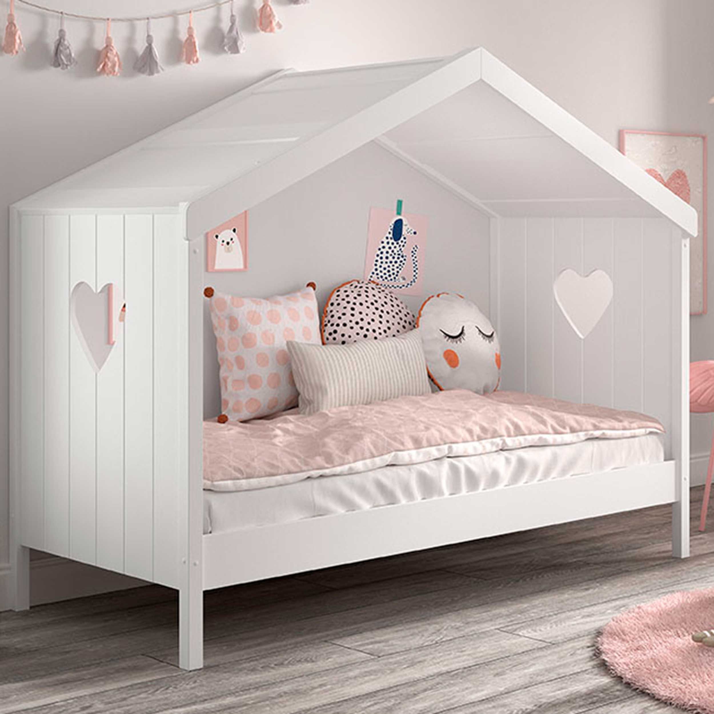 Sommier ouvert Amori 90x200 cm - blanc