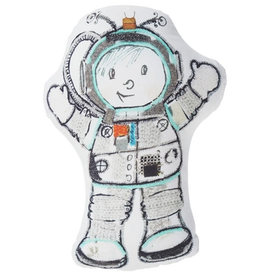 Coussin Beddinghouse Kids Astronaut Gris