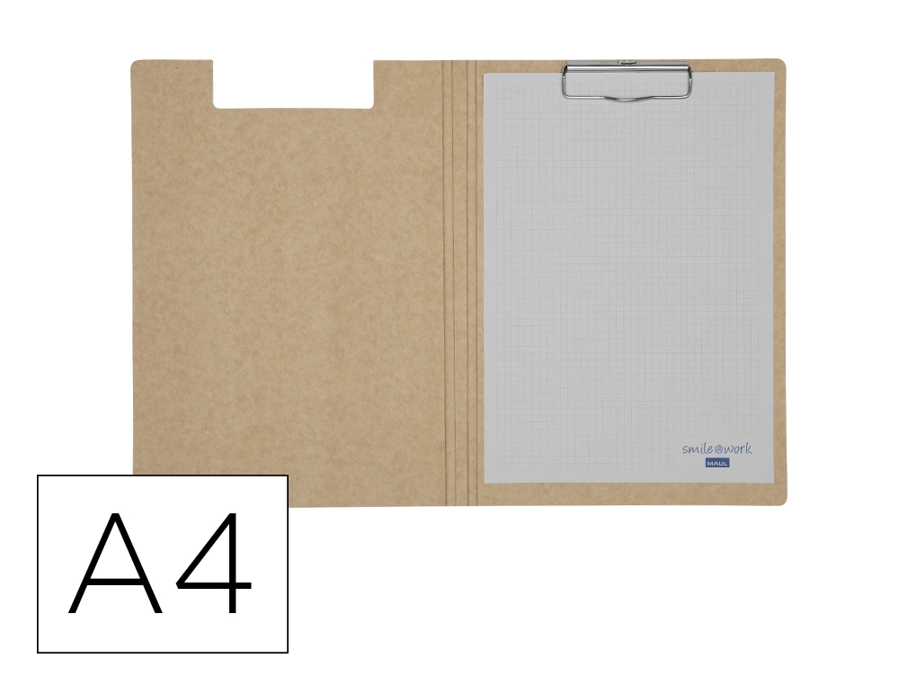 Dossier maul balance avec pince A4 carton solide coloris kraft