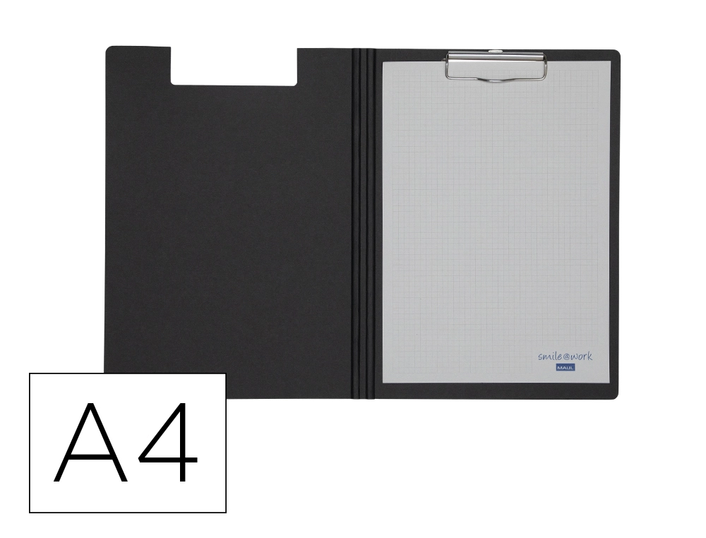 Dossier maul balance avec pince a4 carton solide coloris noir