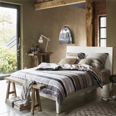 Housse de Couette Esprit Iva Beige Satin de Coton