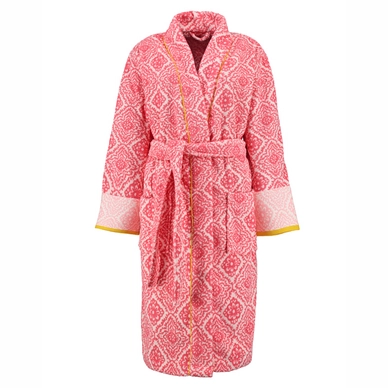 Peignoir Pip Studio Jacquard Check Long Dark Pink
