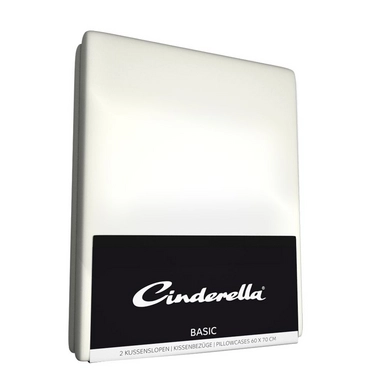 Taies d'Oreiller Cinderella Ivory (Satin) (set de 2)