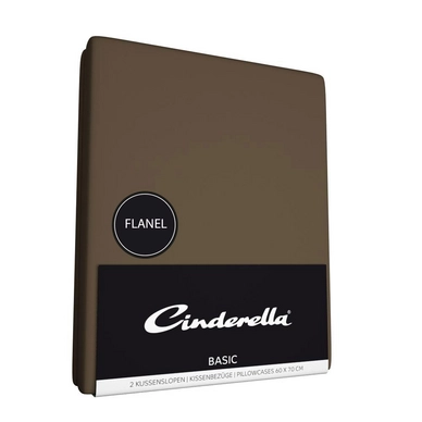 Taies d'Oreillers Cinderella Taupe (Flanel) (set de 2)