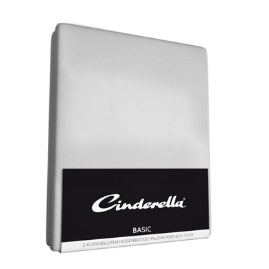 Taies d'Oreiller Cinderella White (Satin) (set de 2)