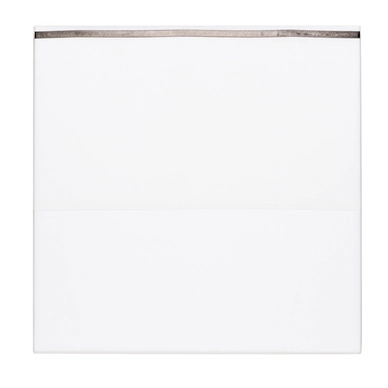 Drap Lit Bébé Briljant Bias Tape Gris