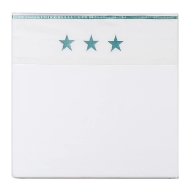 Drap Lit Bébé Briljant Mats Borduur Jade Coton