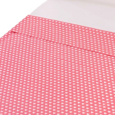 Drap Lit Bébé Briljant Puck Allover Corail Coton