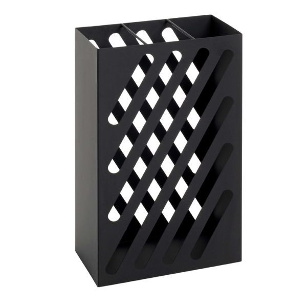Porte-parapluie | 30 x 16 x 48 cm | Noir