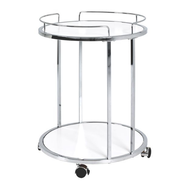 Table d'appoint | Ø45 cm x 60 cm | Blanc