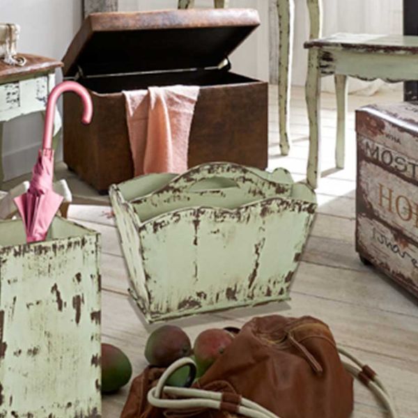 Porte-revues | 45 x 25 x 35 cm | Vert clair