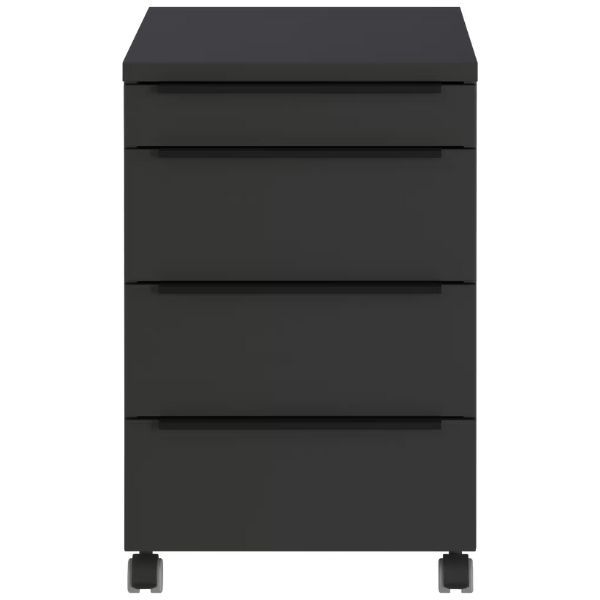 Tiroir à roulettes Hermoso | 42 x 60 x 63 cm | Anthracite