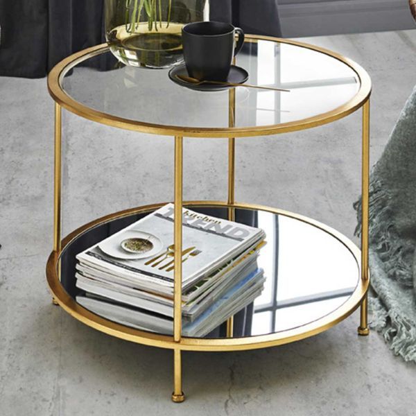 Table d'appoint | Ø60 cm x 45 cm | Couleur or