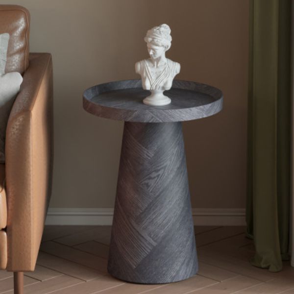 Table d'appoint Romano | Ø45 x 58 cm | Gris foncé