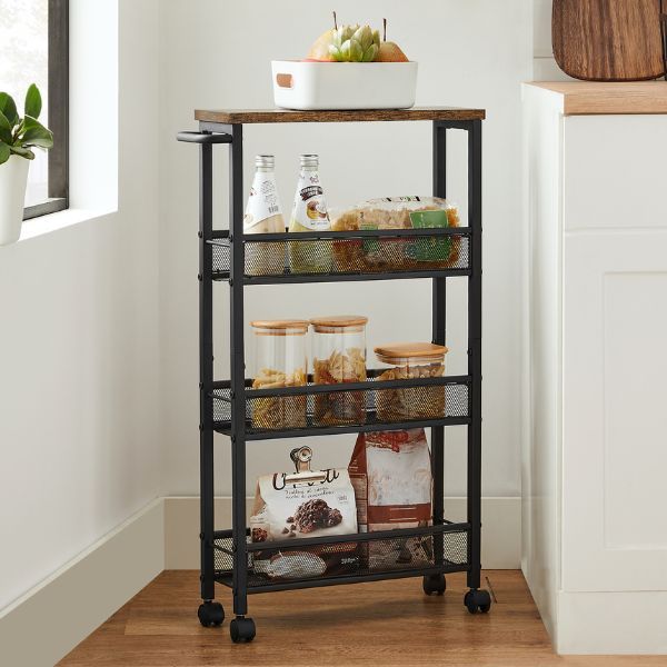 Support de rangement Miley | 45,4 x 13 x 77 cm | Noir