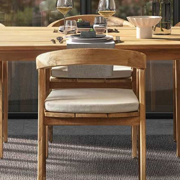 Coussin de siège Jakarta | 55 x 60 x 4 cm | Papyrus design