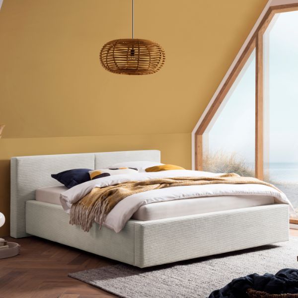 Lit coffre Kubrik | 160 x 200 cm | Beige