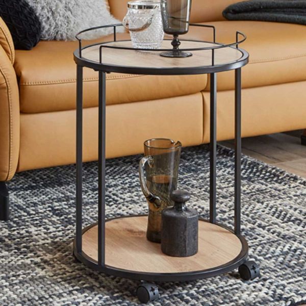 Table d'appoint | Ø45 cm x 60 cm | Chêne design