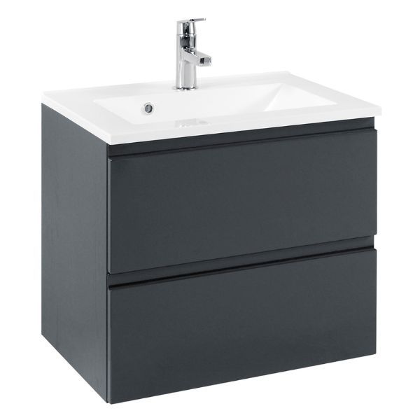 Lavabo Cardiff | 60 x 47 x 56 cm | Gris graphite
