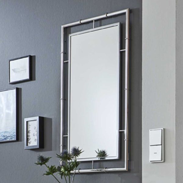 Miroir mural | 50 x 3 x 80 cm | Gris