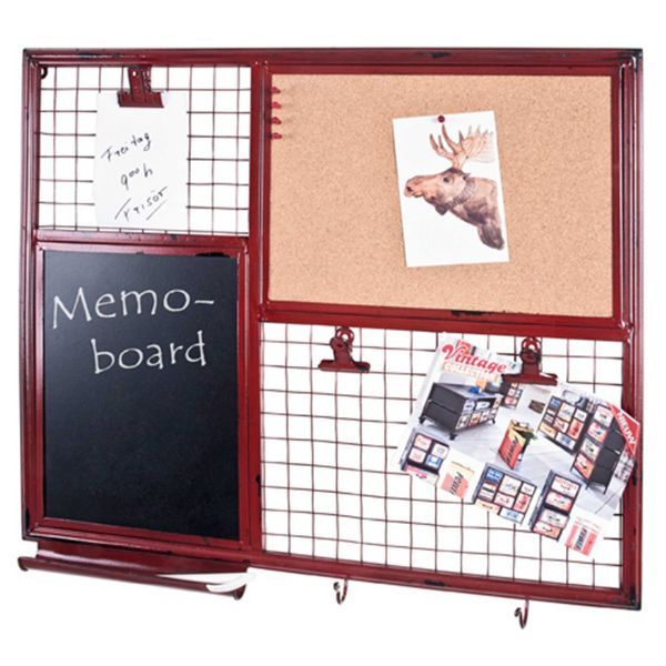 Enseigne murale | 65 x 6 x 57 cm | Blanc-orange