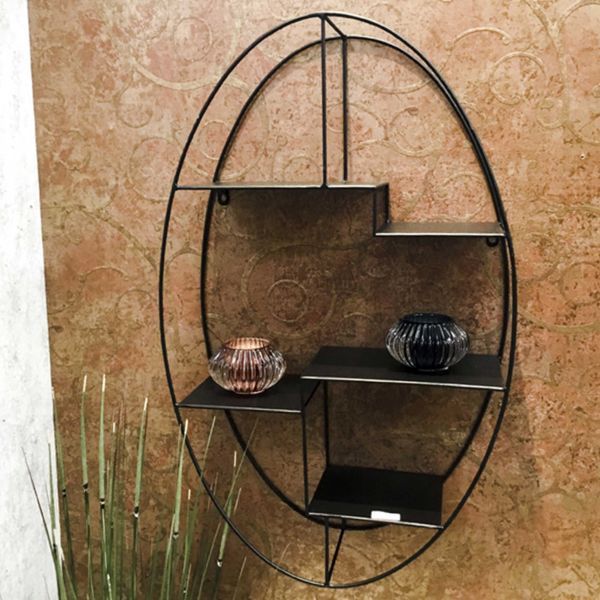 Support mural | 44 x 16 x 71 cm | Noir