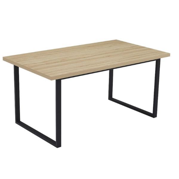 Table de salle à manger Harold | 90 x 160 x 75 cm | Oak design