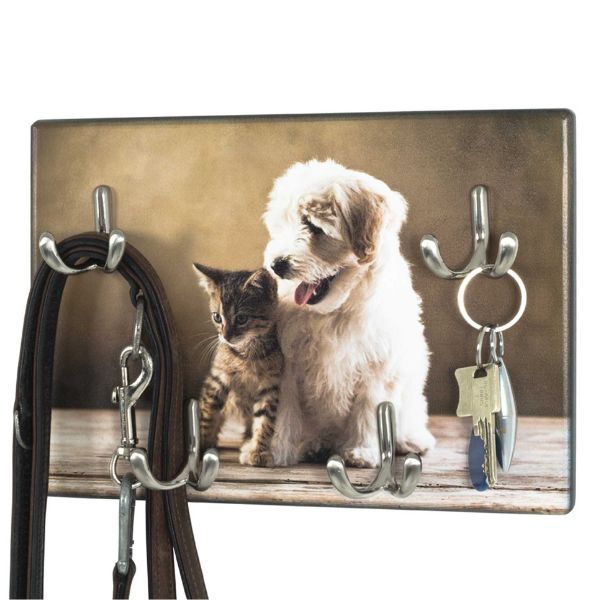 Panneau mural avec 4 crochets | 30 x 5 x 21 cm | Cuddle-design