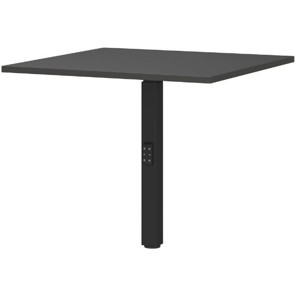 Pièce d'angle pour bureau d'angle Hermoso | 80 x 80 x 68 cm | Anthracite
