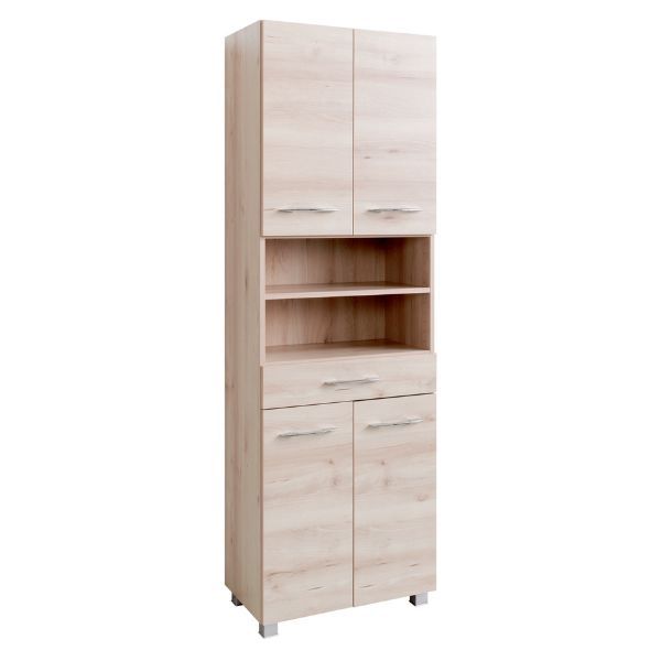 Armoire de rangement polyvalente Portofino | 60 x 35 x 180 cm | Beech Oak design