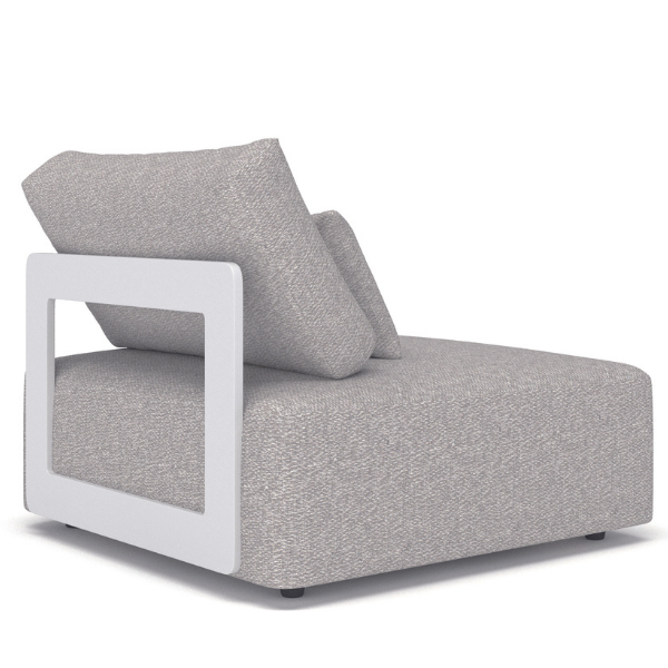 Fauteuil de jardin Raphael | 98 x 100 x 58 cm | Gris clair