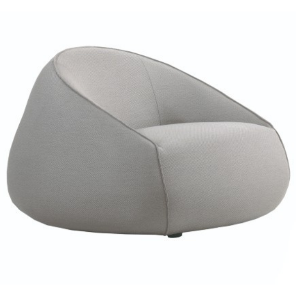 Fauteuil d'extérieur Festus | 100 x 105 x 72 cm | Gris clair