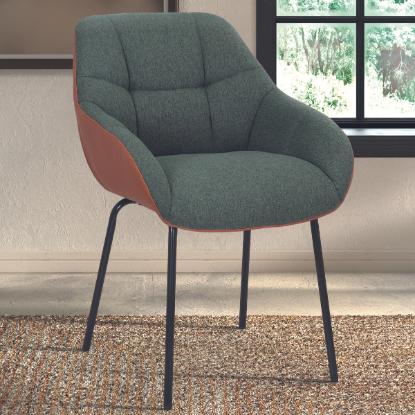 Chaise de salle à manger Mees-vert