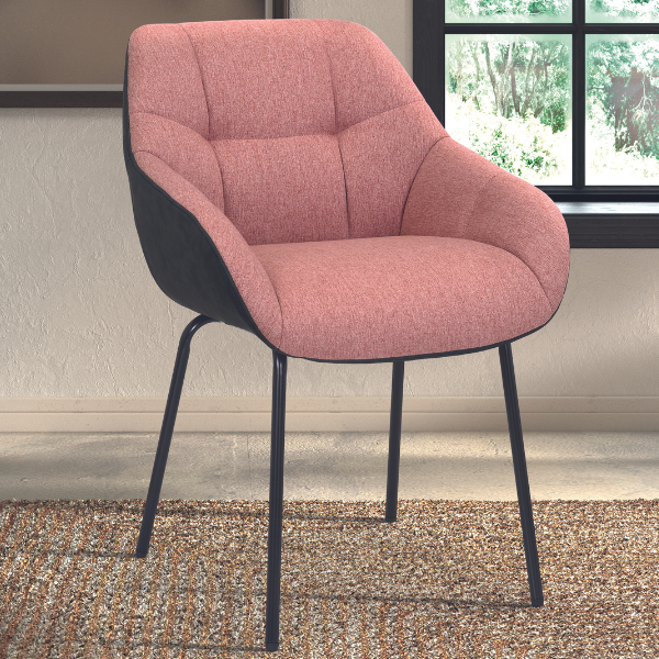 Chaise de salle à manger Mees-rose