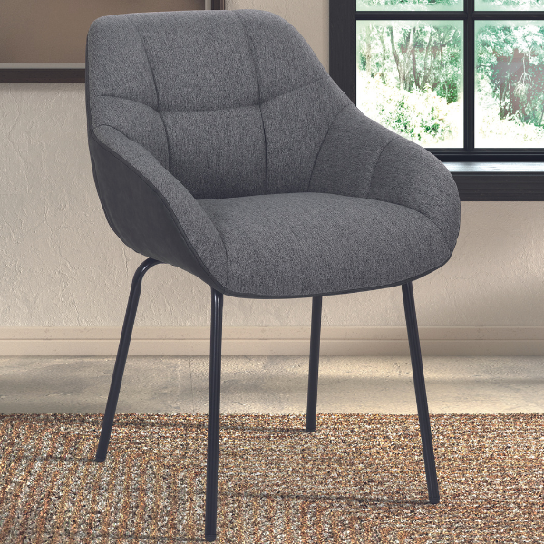 Chaise de salle à manger Mees-gris