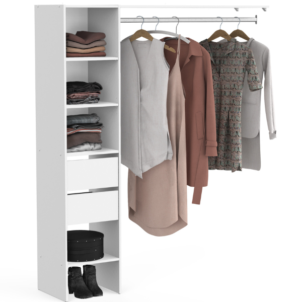 Armoire Couture-blanc mat