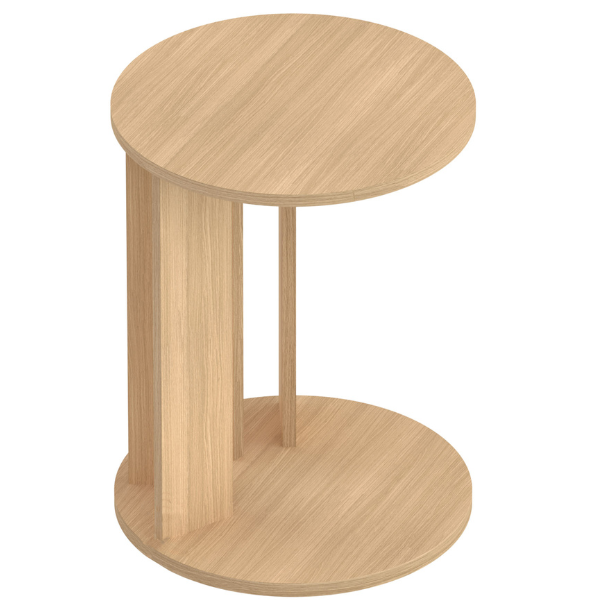 Table d'appoint Nori-chêne clair