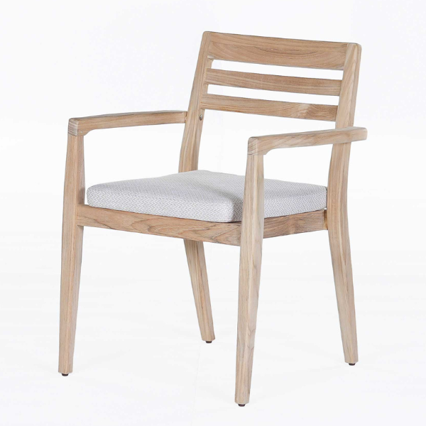 Chaise de jardin Marrakesh | 57 x 56 x 82 cm | Teak Grey Wash design